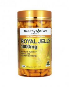Sữa ong chúa Healthy Care Royal Jelly 1000mg 365 viên từ Úc (Lọ)