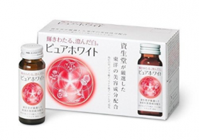 Pure White Collagen Shiseido Dạng Nước - Nhật - Hộp 10 Lọ (Hộp)
