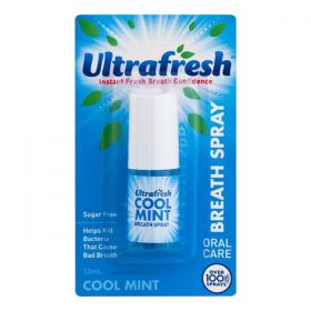 Xịt Thơm Miệng - Ultrafresh Cool Mint Breath Spray 12ml