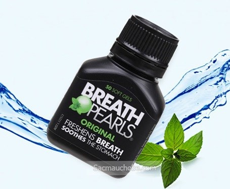 Viên Uống Thơm Miệng BREATH PEARLS - ÚC - 50viên (Lọ)