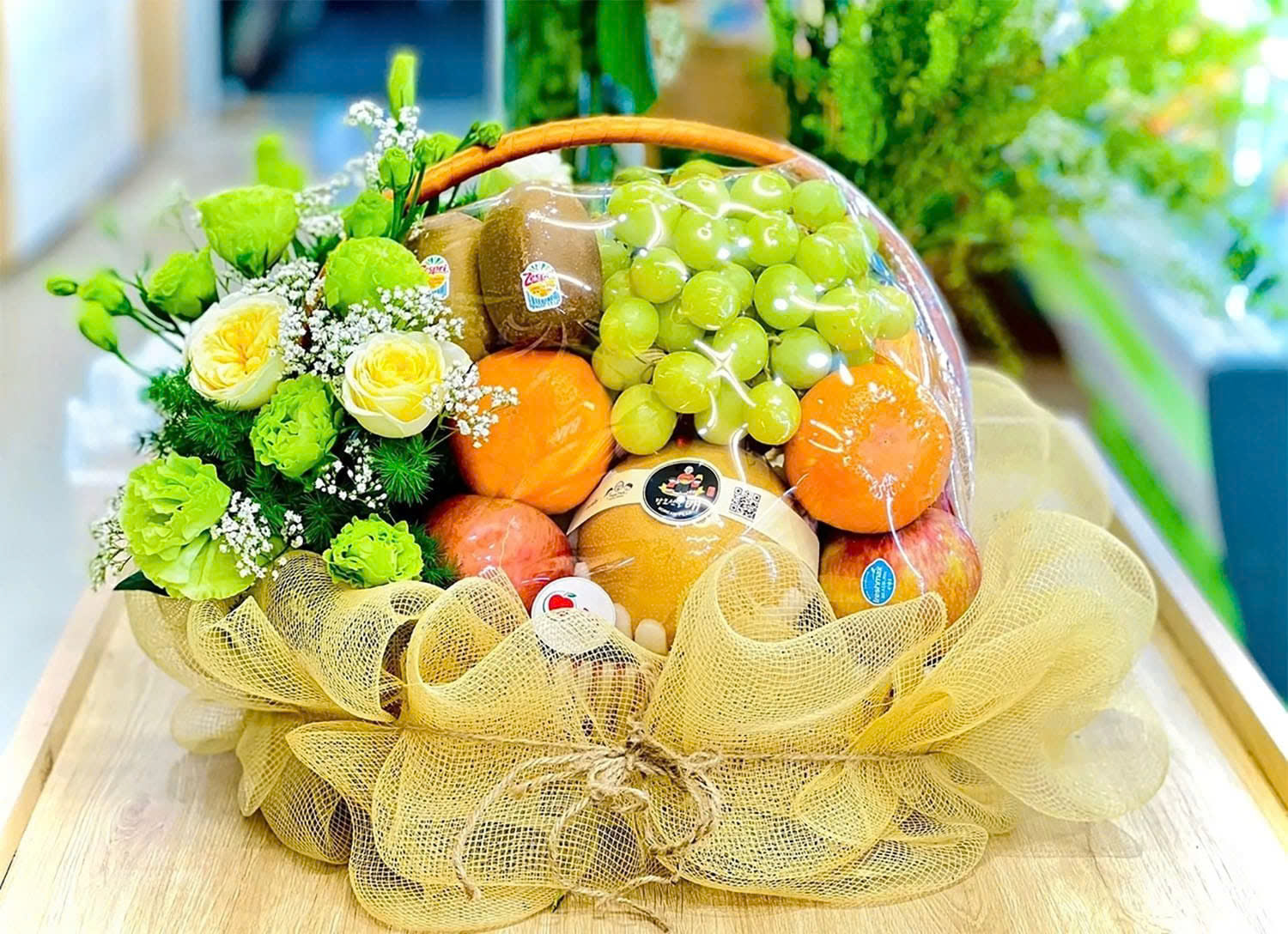 Giỏ Trái Cây Mừng Giáng Sinh