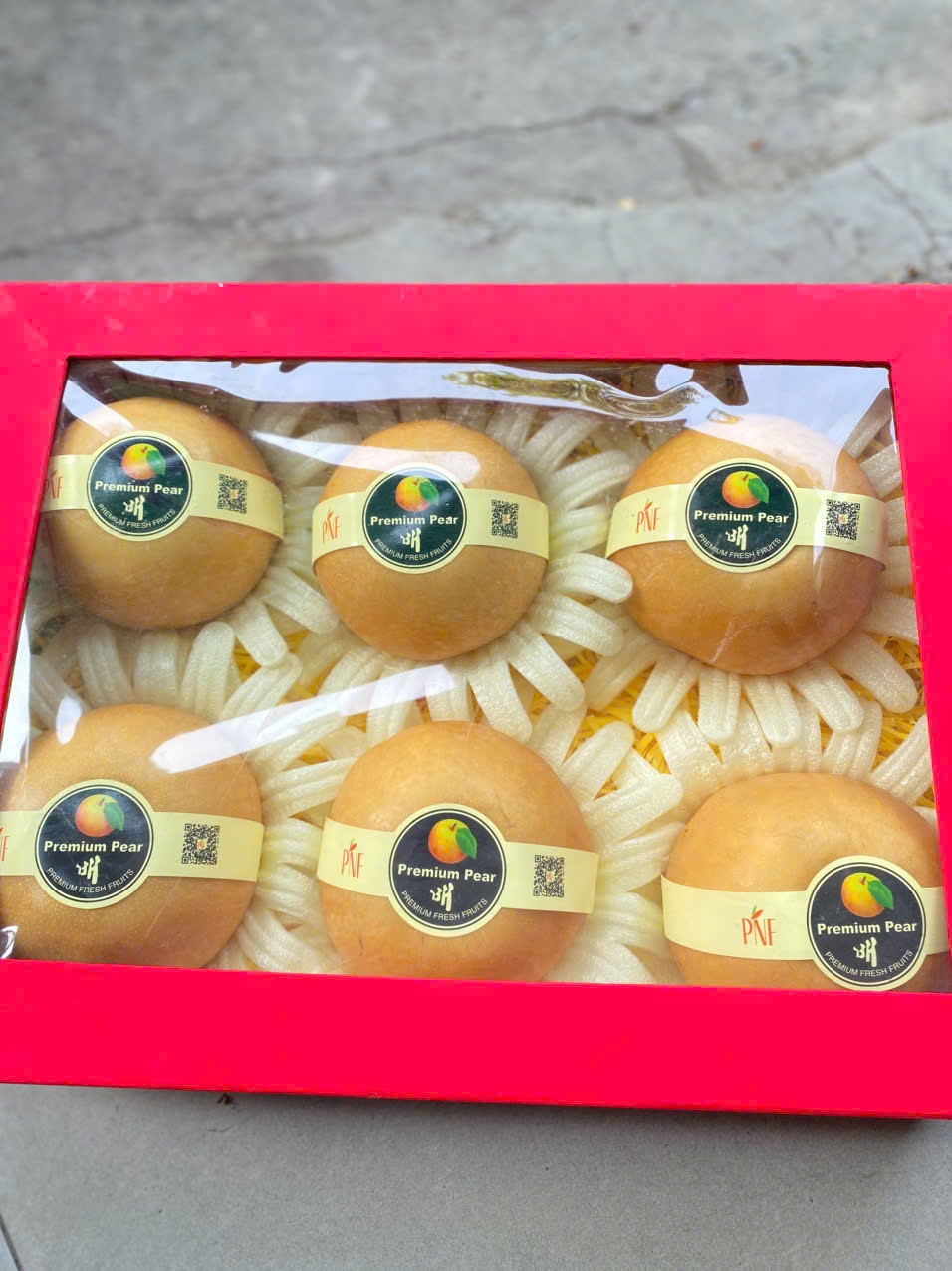 HỘP QUÀ LÊ NÂU 6 TRÁI – QUÀ TẾT