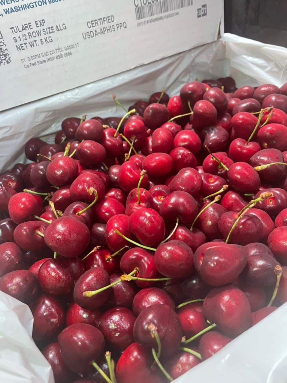 Cherry Mỹ Sale thùng 5 kg 