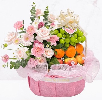 Giỏ Trái Cây Hoa Tươi VIP