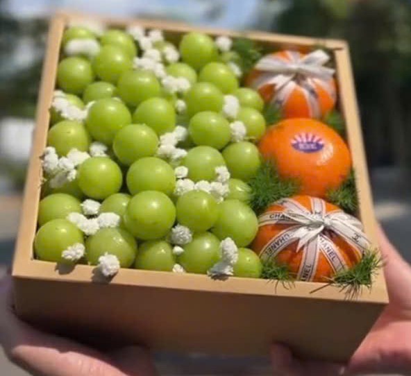 hộp trái cây nho quýt
