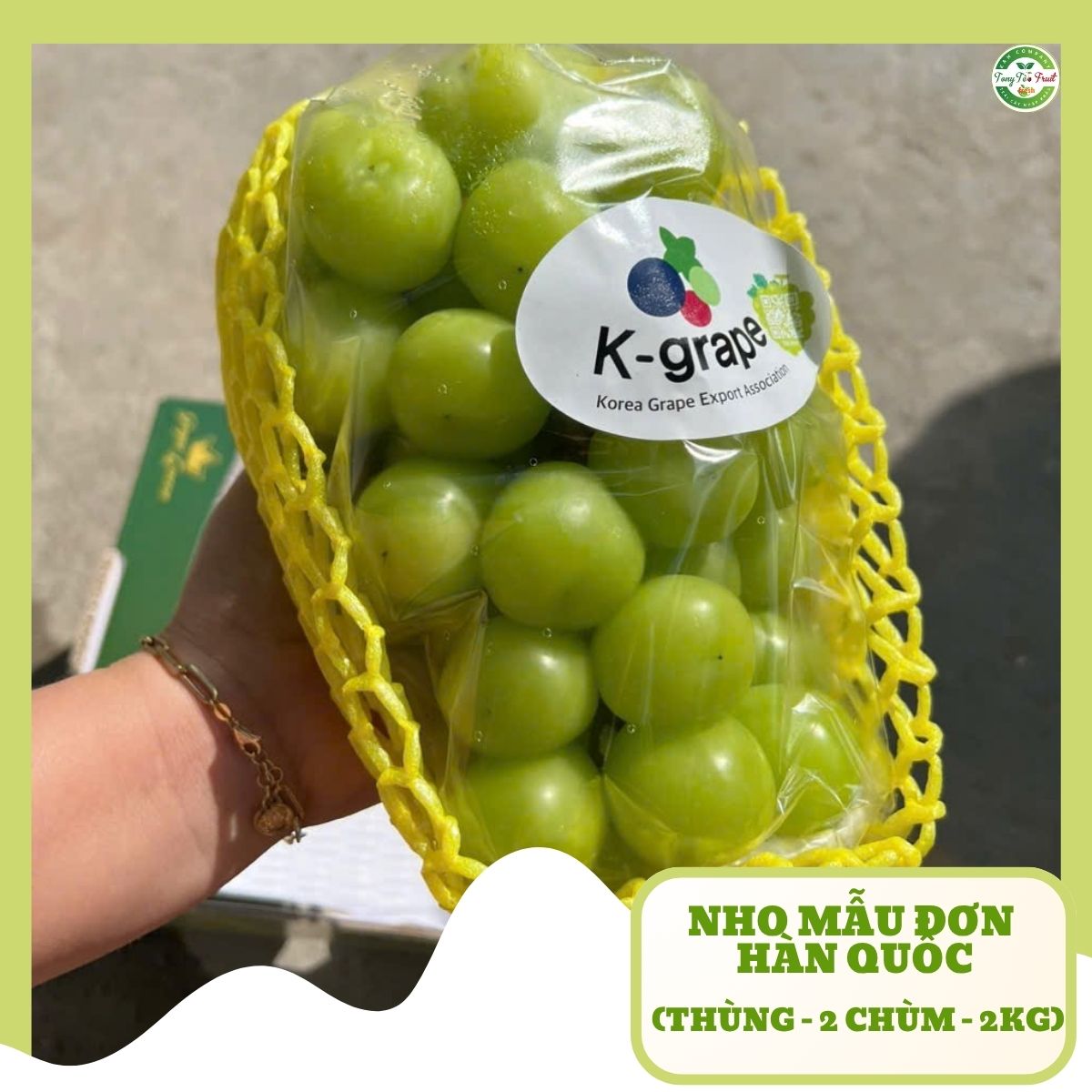 Nho Mẫu Đơn Hàn Quốc