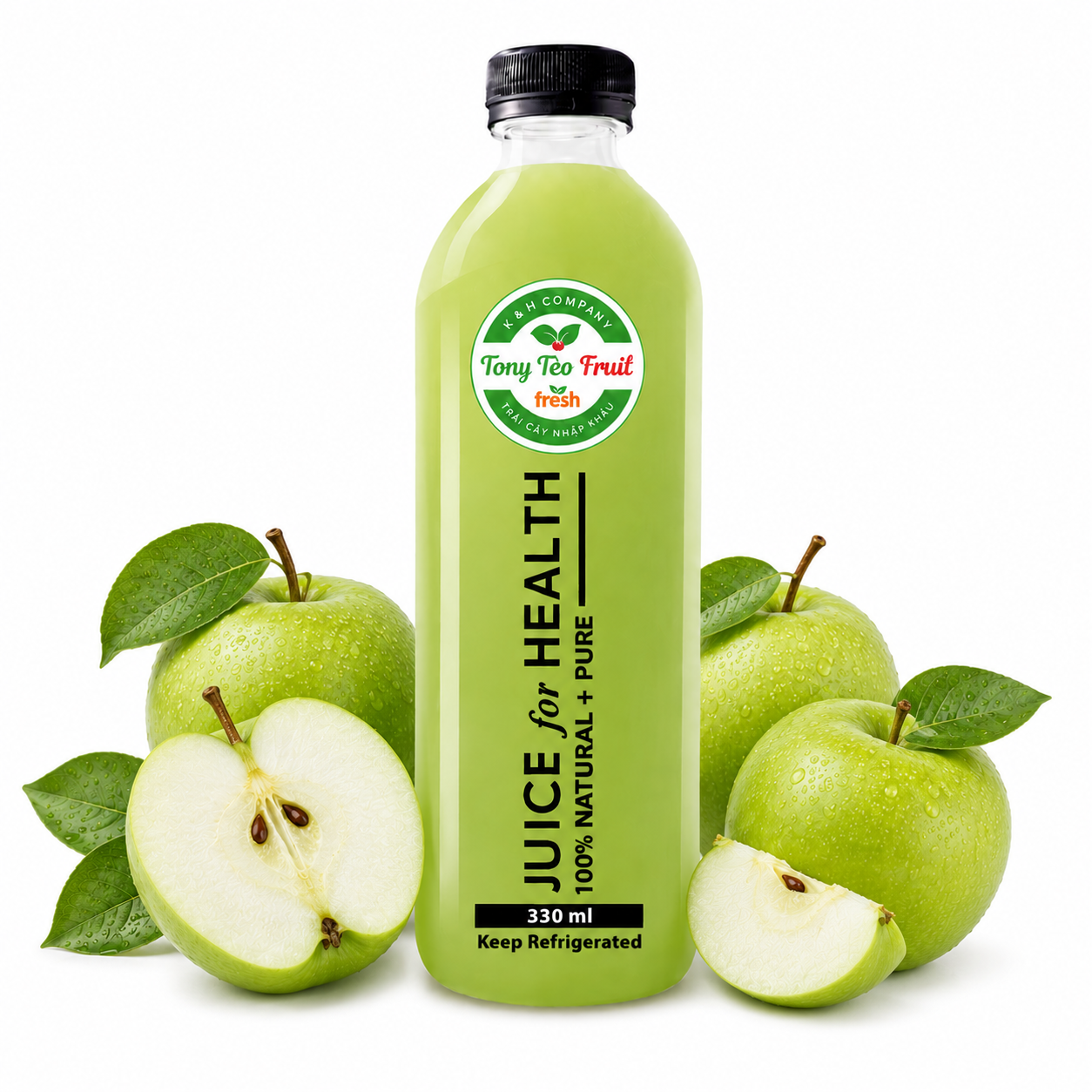 NƯỚC ÉP TÁO XANH 330ML